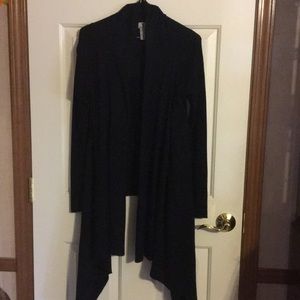 Long sleeved sweater jacket.